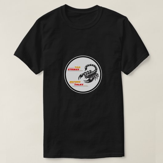 Schorpioen Kunst T-shirt (Design voorkant)