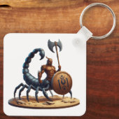 Schorpioen Man Sleutelhanger (Achterkant)