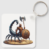 Schorpioen Man Sleutelhanger (Achterkant)