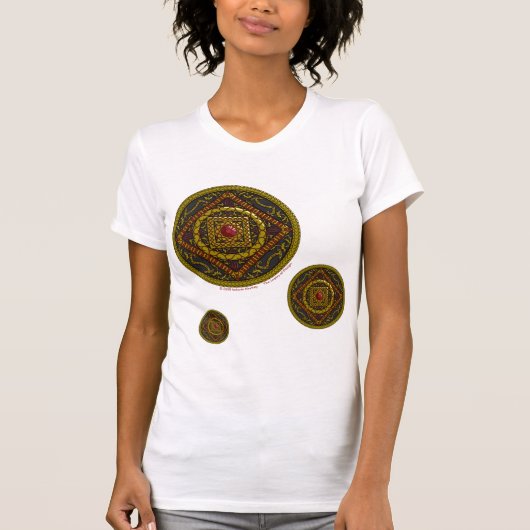 Schorpioen Mandala Dames Licht Shirt (Voorkant)