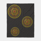 Schorpioen Mandala Fleece Deken (Voorkant)