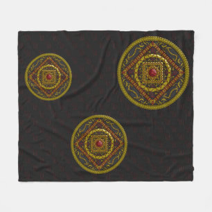 Schorpioen Mandala Fleece Deken