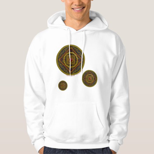 Schorpioen Mandala Mannen Shirt (Voorkant)