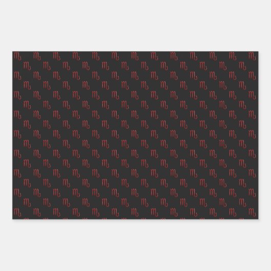 Schorpioen Mandala Wrapping Papier Set Inpakpapier Vel (Voorkant 2)