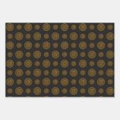 Schorpioen Mandala Wrapping Papier Set Inpakpapier Vel (Voorkant)