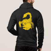 Schorpioen Mannen Hoodie (Achterkant)