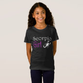 Schorpioen meisje t-shirt (Voorkant volledig)