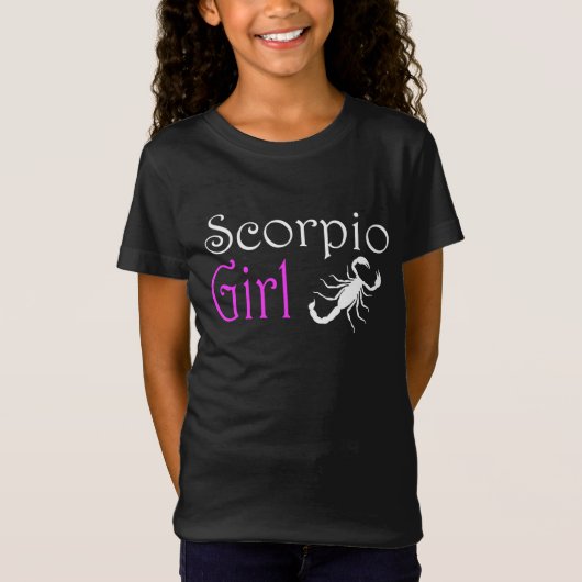 Schorpioen meisje t-shirt (Voorkant)
