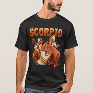 Schorpioen Meisje Verjaardag Melanine Zwarte Vrouw T-shirt