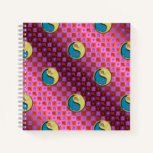 Schorpioen & Metaal Haan Notitieboek (Voorkant)