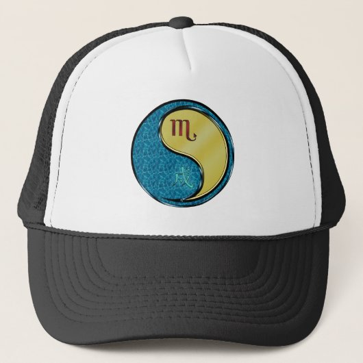 Schorpioen & Metaal Hond Trucker Pet (Voorkant)