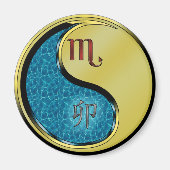 Schorpioen & Metaal Konijn Magneet (Voorkant)