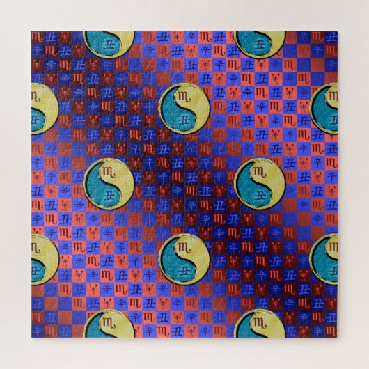 Schorpioen & Metaal Os Legpuzzel (Verticaal)
