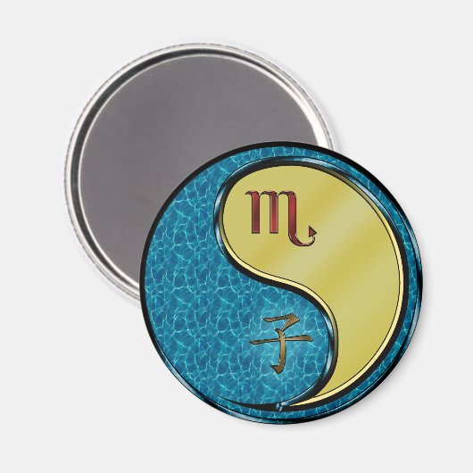 Schorpioen & Metaal Rat Magneet (Voorkant / Achterkant)