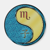 Schorpioen & Metaal Rat Magneet (Voorkant)