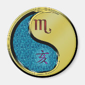 Schorpioen & Metaal varken Magneet (Voorkant)