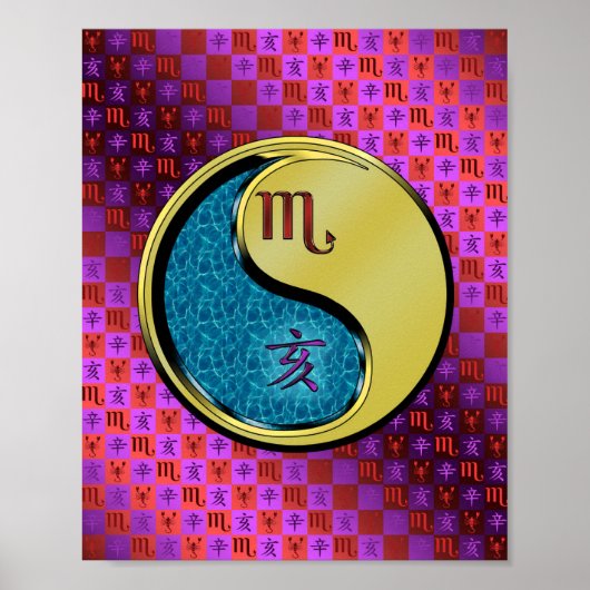 Schorpioen & Metalen Zwijn Poster (Voorkant)