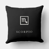Schorpioen – Minimalistische Zodiakale Sierkussen (Achterkant)
