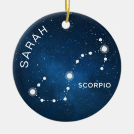 Schorpioen Ornament Gepersonaliseerde Zodiac Gift