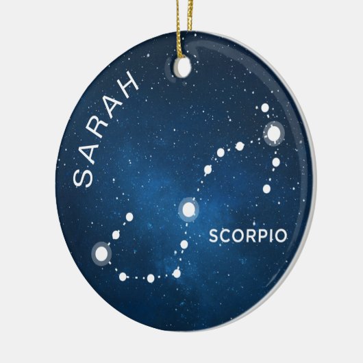 Schorpioen Ornament Gepersonaliseerde Zodiac Gift (Links)