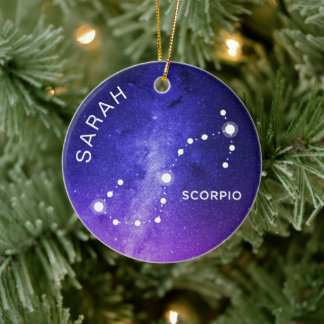 Schorpioen Ornament Gepersonaliseerde Zodiac Gift