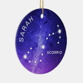 Schorpioen Ornament Gepersonaliseerde Zodiac Gift (Rechts)