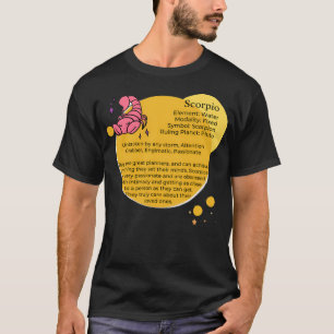 Schorpioen Persoonlijkheidskenmerken - Schorpioen  T-shirt