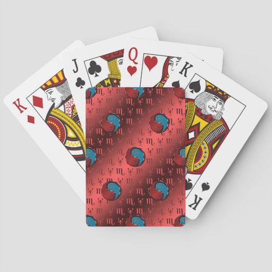 Schorpioen Pokerkaarten (Achterkant)