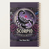 Schorpioen "Power in Mystery" Planner - Gepersonal (Achterkant)