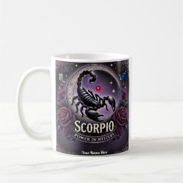 Schorpioen "Power in Mystery" Zodiac Mok