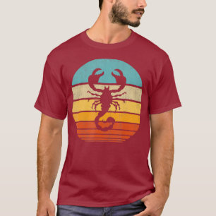 Schorpioen Retro 60s 70s Schorpioen Zodiac T-shirt