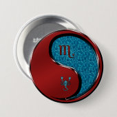 Schorpioen Ronde Button 7,6 Cm (Voorkant /achterkant)