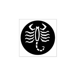 "Schorpioen" Rubberen stempel