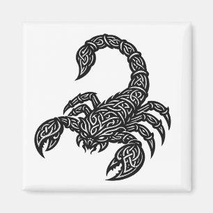 Schorpioen Schorpioen Sigil — Mythische Zodiac Ink Magneet