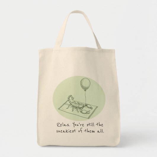 Schorpioen Schorpioen Strandtas Speelse Tote Bag (Voorkant)