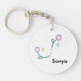 Schorpioen Sleutelhanger