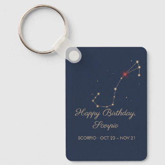 Schorpioen Sleutelhanger | Zodiak Sterrenbeeld Cad