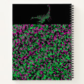 Schorpioen spetterende verf notitieboek (Achterkant)