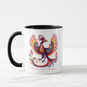 Schorpioen Spirit Dier Feniks Alebrije Man Mok