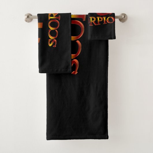Schorpioen Ster Goud Bad Handdoek (Insitu)