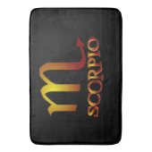 Schorpioen Ster Goud Badmat (Voorkant Verticaal)