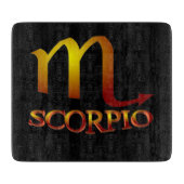 Schorpioen Ster Goud Snijplank (Voorkant)
