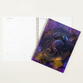 Schorpioen Sterrenbeeld Aquarelontwerp Planner (Display)