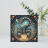 Schorpioen Sterrenbeeld Astrologie Teken Hemelse V Kaart (Staand voorkant)