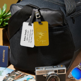 Schorpioen Sterrenbeeld Bagage Label