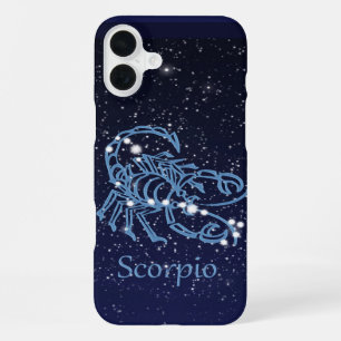 Schorpioen Sterrenbeeld en Sterrenbeeld met Sterre iPhone 16 Plus Hoesje