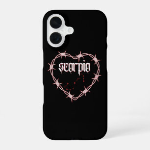 Schorpioen Sterrenbeeld Gotische Donkere Edgy Verj iPhone 16 Hoesje