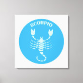 Schorpioen, Sterrenbeeld, Horoscoop, Astrologie Canvas Afdruk (Voorkant)
