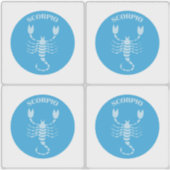 Schorpioen, Sterrenbeeld, Horoscoop, Astrologie Sticker (Voorkant)