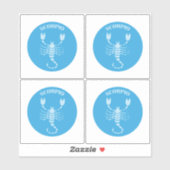 Schorpioen, Sterrenbeeld, Horoscoop, Astrologie Sticker (Vel)